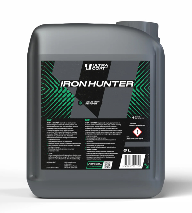 Ultracoat Iron Hunter Demir Tozu ve Jant Temizleyici 5 lt