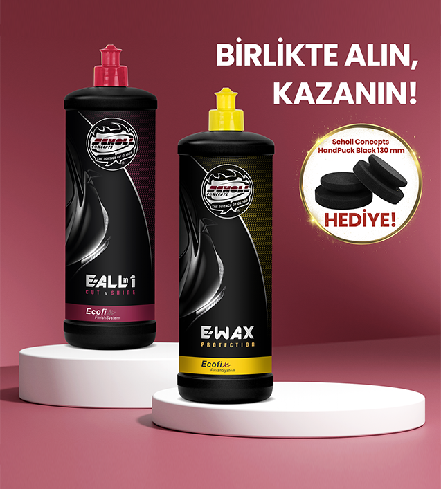 Scholl Concepts E-ALL in 1 Cut & Shine Eco Finish System 1 lt ve Scholl Concepts E-Wax Protection 1 lt