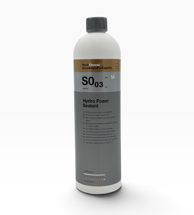 Koch Chemie SO.03 Hydro Foam  Sealant 1 lt Islak Uygulanan Yüksek Parlaklık ve Koruma Sağlayan Köpük Cila