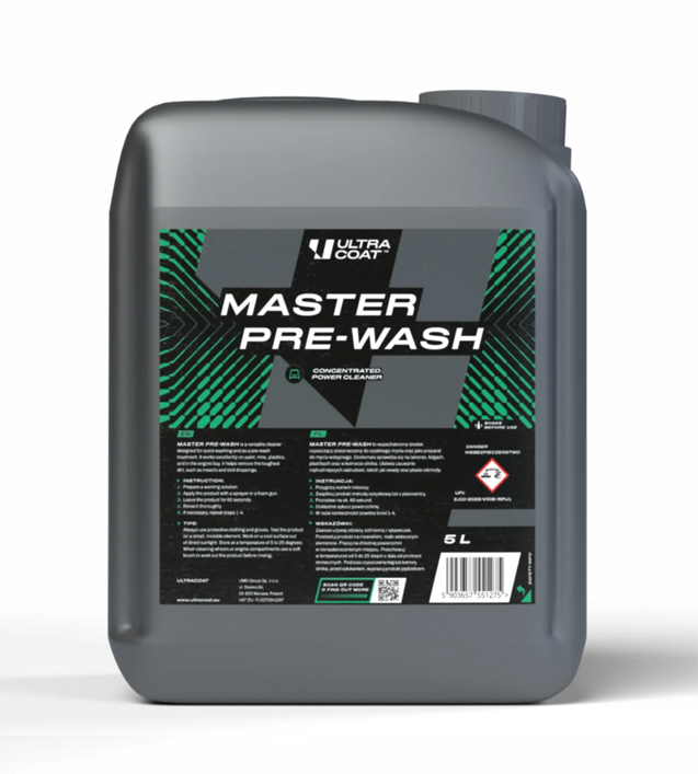 Ultracoat Master Pre-Wash Konsantre Ön Yıkama Temizleyici 5 lt
