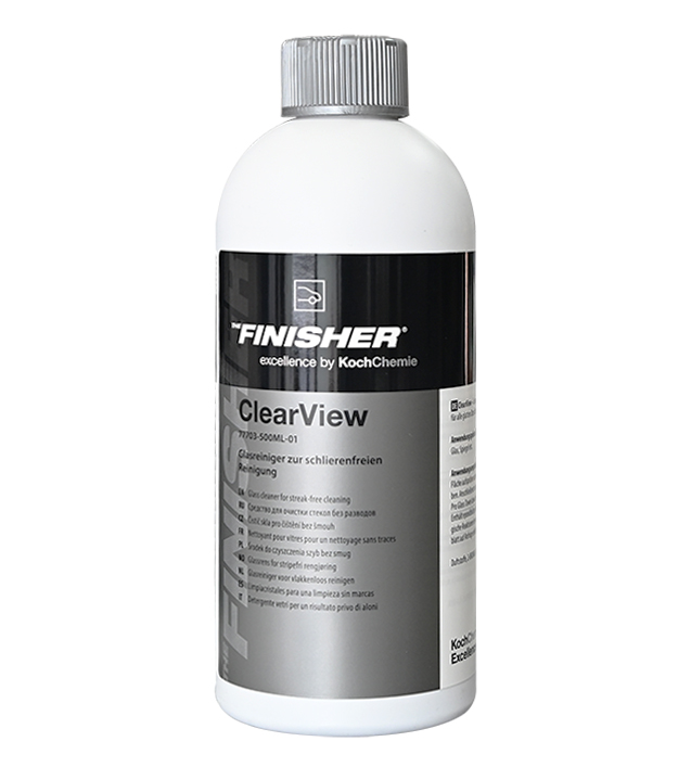 Koch Chemie Finisher Clear View (CLW) İz Bırakmayan Premium Cam Temizleyici ve Lekesiz Parlatıcı