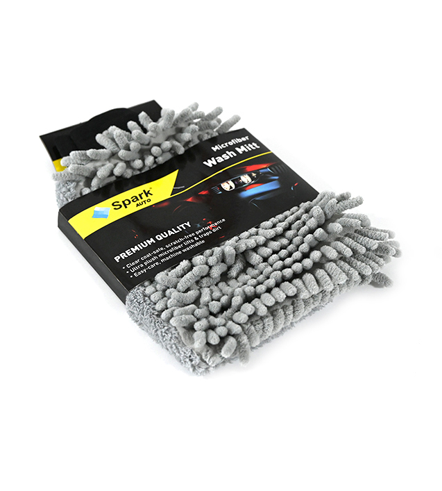 Spark ML7050 Microfiber Wash Mitt Çizik Önleyici ve Ergonomik Mikrofiber Yıkama Eldiveni